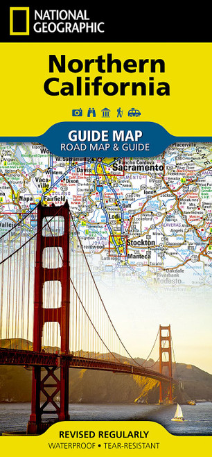 Northern California Map (National Geographic Guide Map)