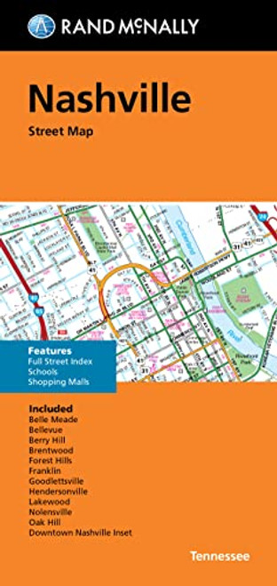 Rand McNally Folded Map: Nashville Street Map