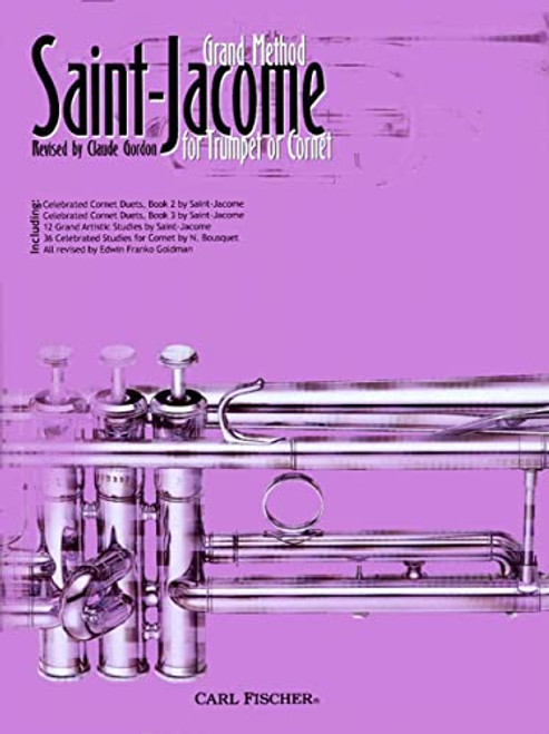 O457SB - Grand Method for Trumpet or Cornet - Saint-Jacome - Spiral Bound Edition (TROMPETTE)