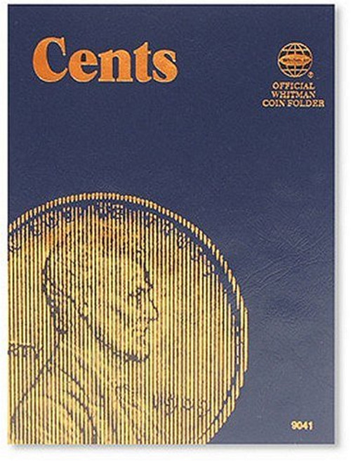 Lincoln Cents Folder Plain (Official Whitman Coin Folder)