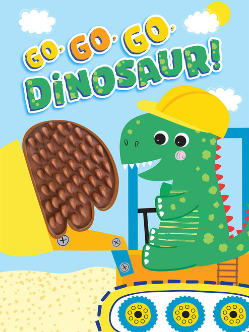 Go, Go, Go, Dinosaur - Silicone Touch and Feel Board Book - Sensory Board Book