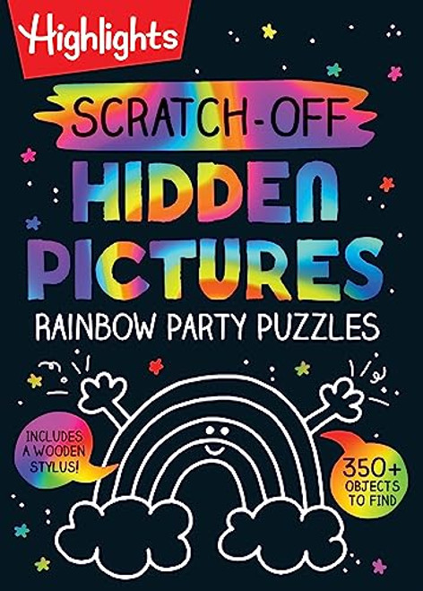 Scratch-Off Hidden Pictures Rainbow Party Puzzles (Highlights Scratch-Off Activity Books)