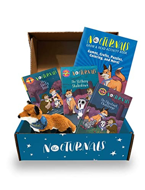 The Nocturnals Grow & Read Activity Box: Early Readers, Plush Toy, and Activity Book - Level 13