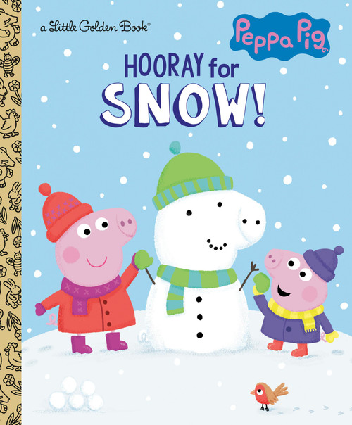 Hooray for Snow! (Peppa Pig) (Little Golden Book)