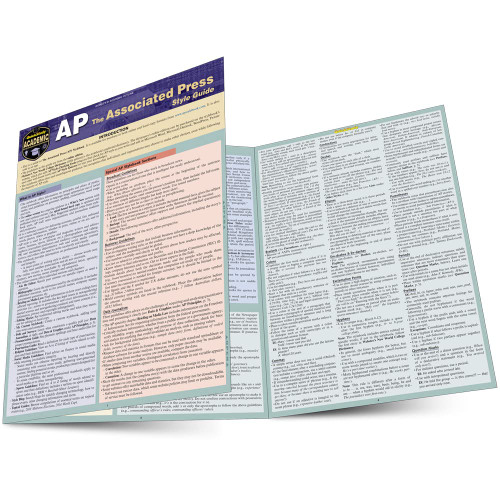 AP - Associated Press Style Guide: a QuickStudy Laminated Reference (Quickstudy Reference Guide)