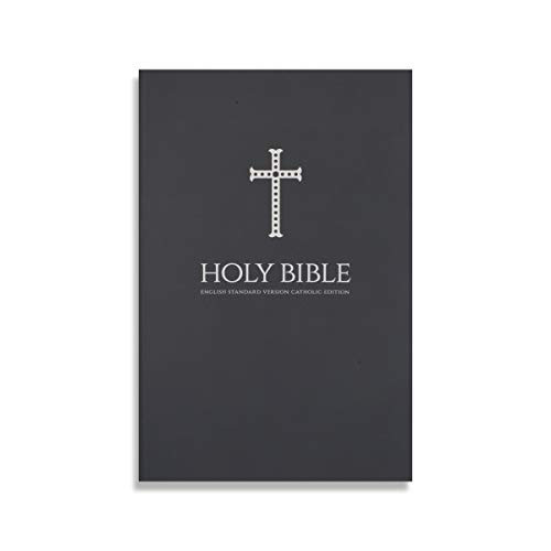 Catholic Bible - ESV Catholic Edition - Gray Cross Paperback