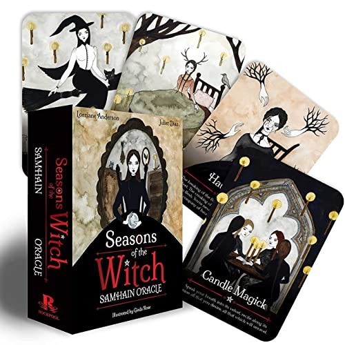 Seasons of the Witch: Samhain Oracle: Harness the Intuitive Power of the Year's Most Magical Night (44 Full-Color Cards and 180-Page Guidebook) (Rockpool Oracle Card Series)