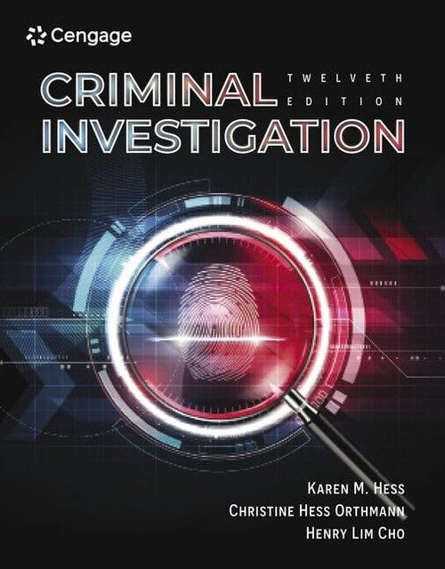 Criminal Investigation (MindTap Course List)