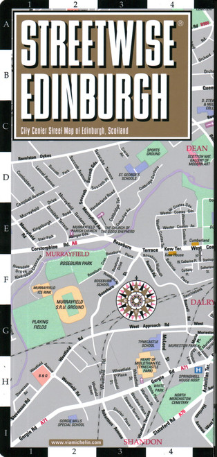 Streetwise Edinburgh Map - Laminated City Center Street Map of Edinburgh, Scotland (Michelin Streetwise Maps)