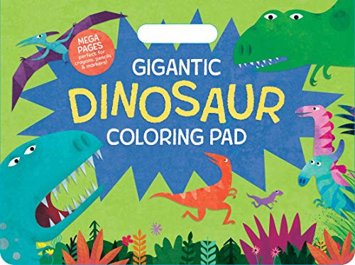 Gigantic Dinosaur Coloring Book; 11" x 14 " Oversized Sheets; Travel Back through Time to the Prehistoric Age with Adorable Dinosaurs and More; Dino-Mite Gift for Kids Ages 3 and Up