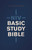 NIV, Basic Study Bible, Economy Edition, Paperback, Blue, Red Letter