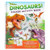 Dinosaurs! Sticker Activity Book - 100 Stickers Including Puffy, 20 Coloring Pages and Spiral Lay-Flat design; Sticker Pages and Scene Side-By-Side for Easy Play
