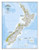 National Geographic New Zealand Wall Map - Classic (23.5 x 30.25 in) (National Geographic Reference Map)