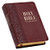 KJV Holy Bible, Compact Large Print Faux Leather Red Letter Edition - Ribbon Marker, King James Version, Chestnut Brown