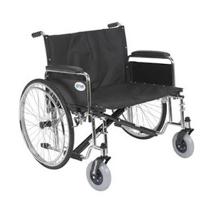 WHEELCHAIR 28IN BARIATRIC DET FULL ARMS 700LB CAP (EA) [500-WC28DE-FA]