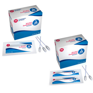 SWAB STICKS ALCOHOL DISP ST (3/PK 25PK/BX 10BX/CS) [500-S25-ALC]