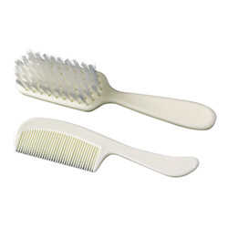 HAIRBRUSH & COMB SET BABY SOFT BRISTLES (24SET/BX 12BX/CS) [100-HBCS]