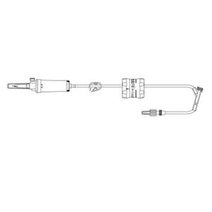 IV SETS ADMIN 20 DROP W/FLOW CONTROLLER & Y INJ SITE DISP LF ST 85IN (50/CS) [119-MS750]