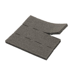 DRESSINGS QUADRAFOAM ANTIMICROBIAL W/SILVER CAVITY FILLER 3IN X 3IN POLYMEM WIC SILVER (10/BX 2BX/CS) [140-1333]