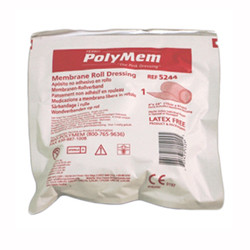 DRESSINGS QUADRAFOAM NON-ADH 4IN X 24IN POLYMEM (4RL/BX 2BX/CS) [140-5244]