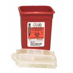 SHARPS CONTAINERS 0.5 QT PHLEBOTOMY RED (100/CS) [150-8901SA]