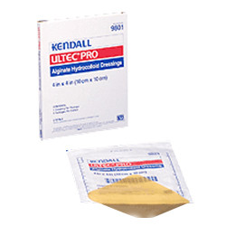DRESSINGS HYDROCOLLOID ALGINATE LF ST 4IN X 4IN ULTEC PRO (5/BX 10BX/CS) [150-9801]