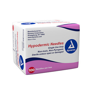 NEEDLES HYPODERMIC DISP ST 21GA X 1IN (100/BX 10BX/CS) [500-NH2101]