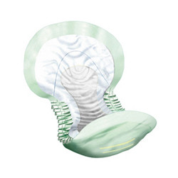 PADS INSERT SHAPED OVERNIGHT ULTRA ABS DISP LF 12IN X 26IN GREEN TENA PROMISE (24/PK 2PK/CS) [250-62718]