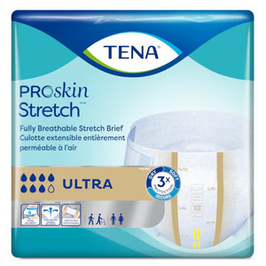 BRIEFS DIAPERS ADULT STRETCH PANEL STYLE ULTRA ABS DISP LF 33-52IN MD PURPLE TENA (36/PK 2PK/CS) [250-67802]