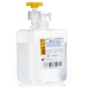 OXYGEN HUMIDIFIER KIT BOTTLE WATER USP ST 650ML DISP W/O DEHP LF AQUAPAK (10/CS) [122-HUD00601]