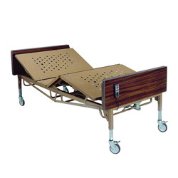 BEDS BARIATRIC FULL-ELEC PAN DECK 600LB CAP W/FOAM MATTRESS & T RAILS 42W X 88INL (1PKG/PALLET) [500-BB600-PKG]
