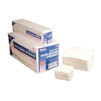 DRESSINGS GAUZE SPONGES NS NON-WOVEN 4PLY 2IN X 2IN DUKAL (200/PK 20PK/CS) [500-22NW]