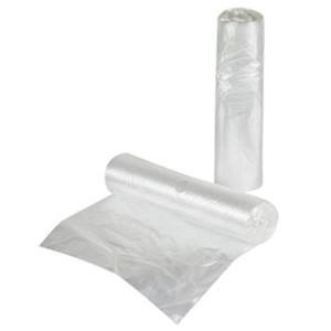 CANS TRASH LINERS 15 GAL CLEAR 24IN X 33IN HD M08 10% LL MADE USA (50/RL 20RL/CS) [500-33MC-R]