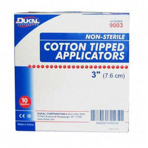 APPLICATORS COTTON TIP 3IN NS DISP (100/PK 10PK/BX 10BX/CS) [500-CTA3]