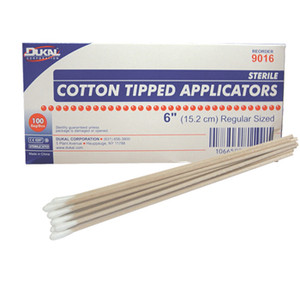 APPLICATORS COTTON TIP 6IN ST DISP (2/PK 100PK/BX 10BX/CS) [500-CTA6S]