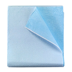 DRAPE POLYBACKED DLX TISSUE DISP BLUE 40IN X 48IN (100/CS) [500-DT4048]