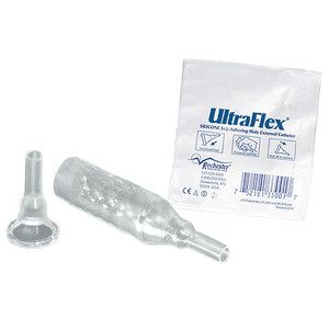 CATHETERS EXT MALE SELF-ADHERING DISP 100% SILICONE 25MM SM ULTRAFLEX (30/CS) [500-EC10]