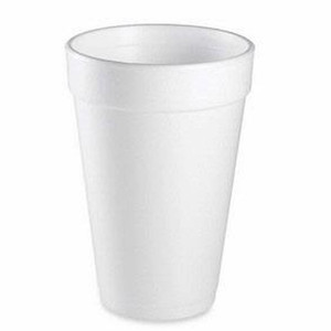 CUPS DRINKING FOAM DISP 12OZ WHITE DART (40/SL 25SL/CS 1000/CS) [500-FC12]