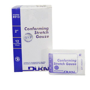 BANDAGES GAUZE ROLLS STRETCH LF NS 2IN X 4.1YD DUKAL (12/BX 8BX/CS) [500-GR2N]