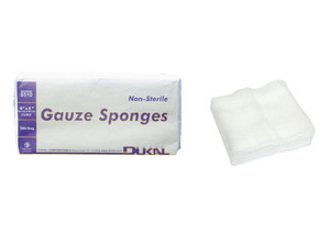 DRESSINGS GAUZE SPONGES NS 8PLY 2IN X 2IN DUKAL (200/PK 25PK/CS) [500-GS22]