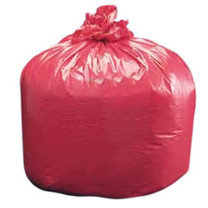 CANS TRASH LINERS ISOLATION RED 20-30 GAL 30IN X 36IN LLD 0.75MIL NOT PRINTED MADE USA (250/CS) [500-HDR36H]