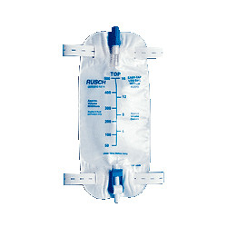 LEG BAGS FABRIC STRAPS ANTI-REFLUX VALVE LF 33OZ 1000ML EASYTAP (48/CS) [500-LB30-D]
