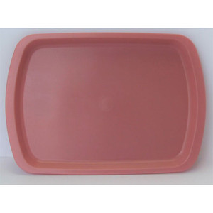 TRAYS PATIENT CARE PLASTIC DISP RECTANGLE BEDSIDE ROSE MAUVE MADE USA (200/CS) [500-PBTY02]
