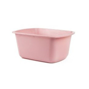 WASH BASINS PLASTIC 6 QUART DISP ROSE MAUVE MADE USA (50/CS) [500-PBW02]