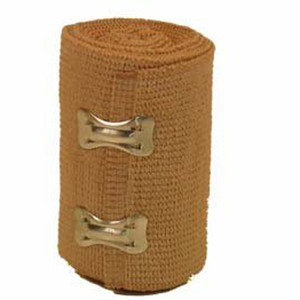 BANDAGES COMPRESSION WRAP ELASTIC W/CLIPS LF NS 2IN X 4.5YD COMPARE TO ACE (10/BX 5BX/CS) [500-REB2]
