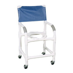 CHAIR SHOWER PVC 300LB CAP 18INW (EA) [500-PVC-SC18]