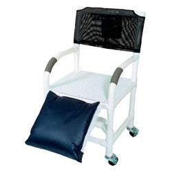 CHAIR SHOWER PVC 18IN 300LB CAP FLATSTOCK SEAT (EA) [500-PVC-SC18FS]