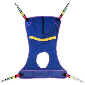 LIFTS SLINGS MESH 4 POINT FULL BODY W/COMMODE 600LB CAP LG (EA) [500-S45L-MC]