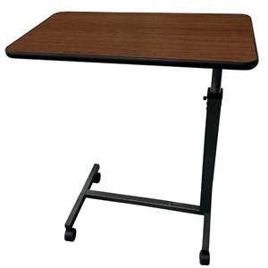 TABLES OVERBED AUTOMATIC ADJ HT 28IN-45IN 25LB CAP MAHOGANY (EA [500-TTBED]