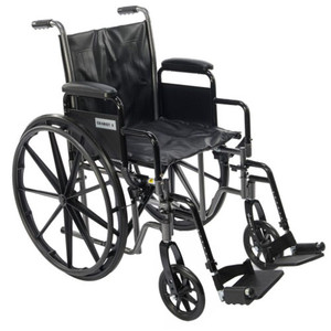 WHEELCHAIR 20IN DET DESK ARMS F/R 350LB CAP (EA) [500-WC20DF]